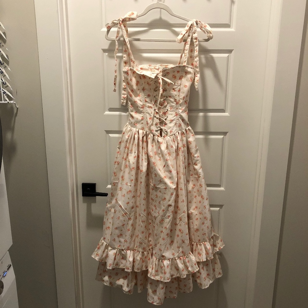 Fiori Couture vintage corset dress XS